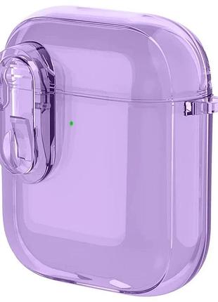 Футляр tpu для airpods 1/2 анти-удар фіолетовий термополіуретан (913109)