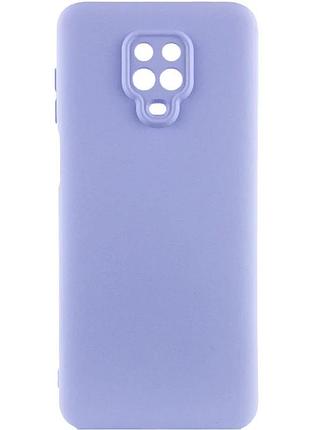 Чехол накладка full camera для xiaomi redmi note 9s/note 9 pro/note 9 pro max tpu сиреневый (909602)