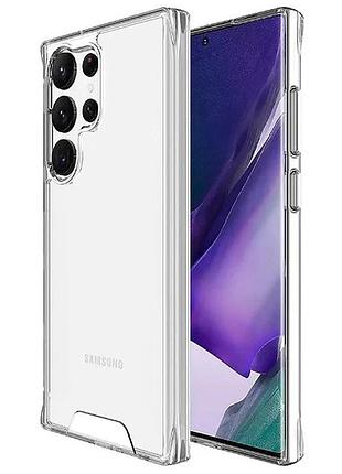Чехол накладка для samsung galaxy s25 ultra tpu прозрачный анти-удар 0,5 мм (910179)