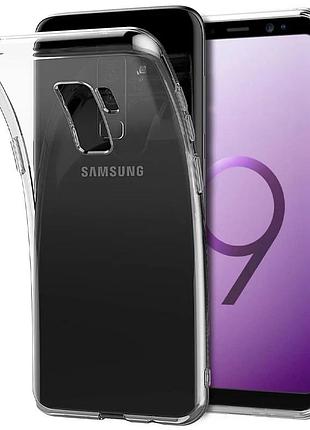Tpu чехол для samsung galaxy s9+ 1,5 мм прозорий анти-ударний зносостійкий (917128)