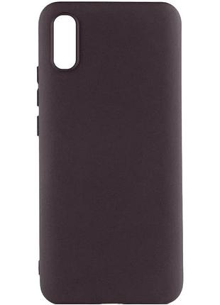 Чехол silicone cover для xiaomi redmi 9a силіконовий шоколадний (918273)