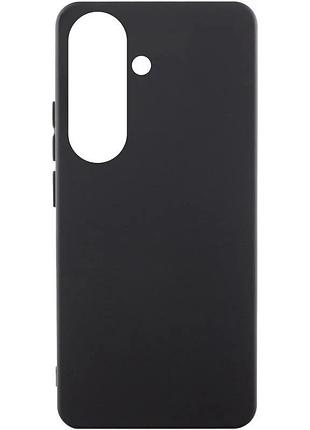 Чехол silicone cover lakshmi для samsung galaxy s26+ силиконовый черный (917287)