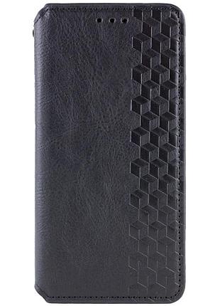Чохол-книжка для oppo a98 360° штучна шкіра чорний 15,5х7,5 см (917654)