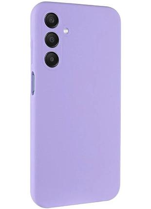 Чехол silicone cover full camera для samsung galaxy a16 4g/5g силіконовий сиреневий (923276)