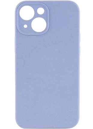 Чехол накладка для apple iphone 15 plus 6.7" силіконовий lilac blue (924287)