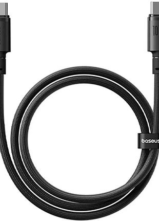 Дата кабель type-c to type-c 100w плетений 2m cosmic black (919629)