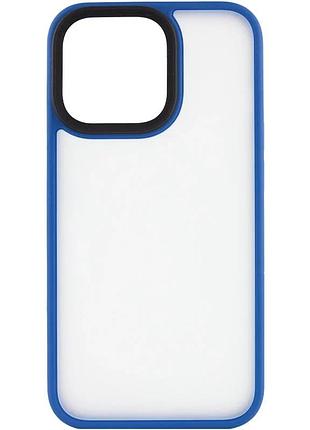 Tpu+pc чехол для apple iphone 13 pro накладка голубий 6.1" (924092)
