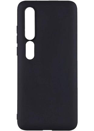Чехол накладка для xiaomi mi 10 / mi 10 pro антиударный tpu черный (923003)