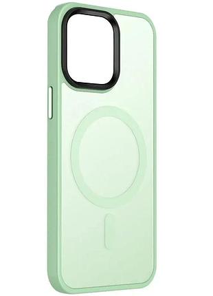 Чехол ummi colorful для apple iphone 13/14 magsafe tpu 6.1" мятний matcha green (926950)