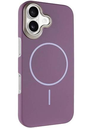 Чехол накладка magsafe для iphone 17 6.3" пластиковий фіолетовий (921205)