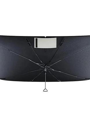 Сонцезахисний зонтик remax zy001 145x81 мм силікон чорний (925660)