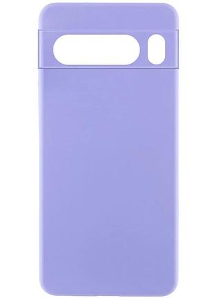 Чехол silicone cover google pixel 9/9 pro силіконовий мікрофібра сиреневий (919915)