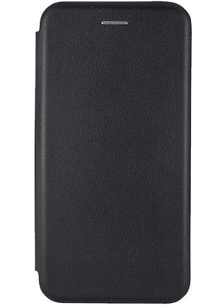 Чехол-книжка classy для apple iphone x / xs 5.8" искусственная кожа черный с функцией подставки (924862)