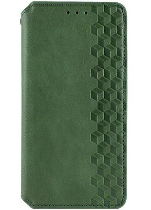 Чехол-книжка getman cubic для xiaomi redmi note 15 pro 4g искусственная кожа зелёный (924890)