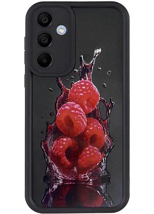Tpu чехол для samsung galaxy a35 накладка принт raspberry (922528)