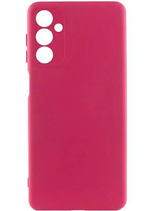 Чехол накладка liquid silk full camera tpu для samsung galaxy a35 красный (924483)