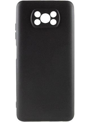 Чехол накладка full camera для xiaomi poco x3 nfc / poco x3 pro tpu черный (916487)