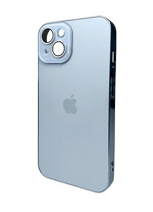 Чохол для смартфона ag glass sapphire frame magsafe скло + термополіуретан 15 см сієра-блю (871128)