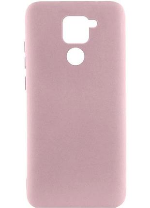 Чехол накладка для xiaomi redmi note 9 / 10x силіконовий pink sand 0,5 мм (919811)