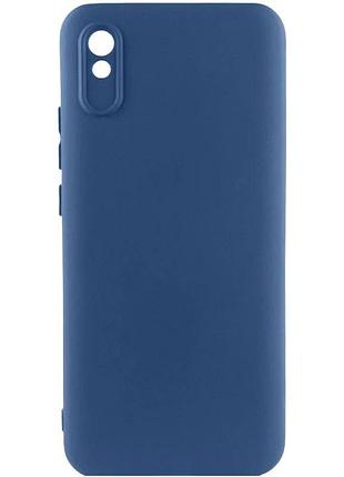 Чехол накладка full camera для xiaomi redmi 9a tpu синій (929004)