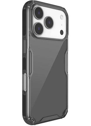 Tpu чехол nillkin nature pro для apple iphone 17 pro max ультратонкий чорний (929582)