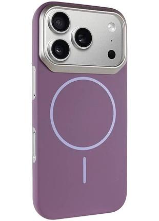 Чехол накладка magsafe для apple iphone 17 pro max 6.9" пластиковий фіолетовий (925616)