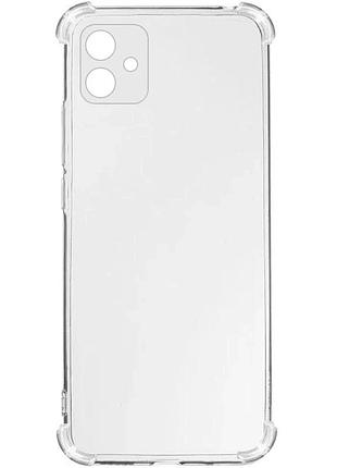 Tpu чохол samsung galaxy a06 посилена захист кути прозорий термополіуретан (921673)