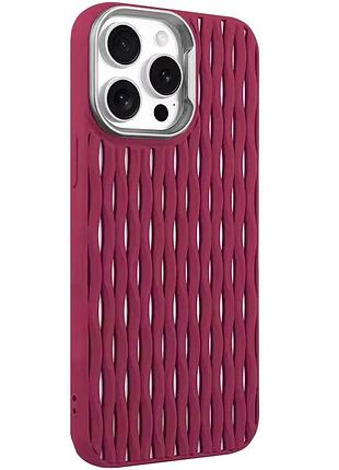 Чехол накладка для apple iphone 14 pro 6.1" tpu червоний 3d гнучкий (921031)
