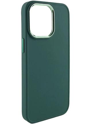 Tpu чехол для apple iphone 14 pro max 6.7" накладка зелений pine green (926526)