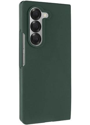 Чехол накладка для samsung galaxy z fold5 силиконовый зеленый (931013)