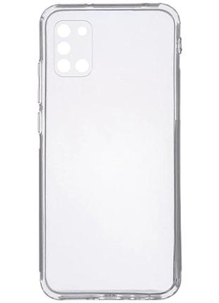 Tpu чехол epic transparent 1,5mm full camera для samsung galaxy a31 прозорий анти-ударний (911808)