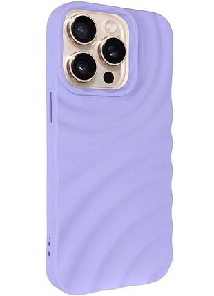 Чехол tpu monowave для apple iphone 14 pro max 6.7" світло-блакитний посилені кути (913471)