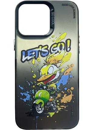Чехол накладка для apple iphone 11 pro tpu+pc 5.8" let's go (911207)