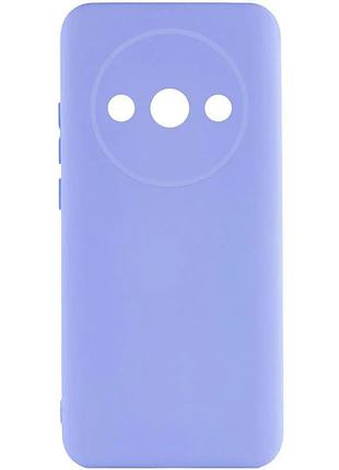 Чехол silicone cover full camera для xiaomi redmi a3 силіконовий 0,5 мм сиреневий (919429)