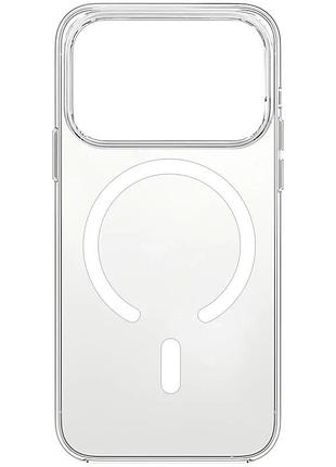 Чехол накладка ummi transparent magsafe для iphone 17 pro 6,3" tpu прозрачный (921224)