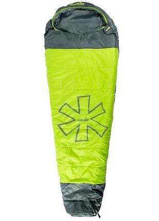 Спальний мішок-кокон norfin atlantis 350 l демісезонний 190+30х75 см polyester чорний (879640)