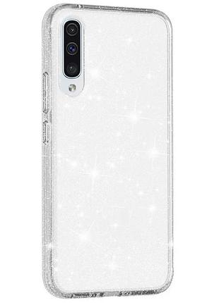 Tpu чехол для samsung galaxy a50/a50s/a30s прозорий гнучкий 0,5 мм (910332)
