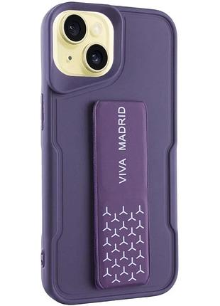 Чехол tpu viva для apple iphone 14 plus 6.7" purple з функцією підставки (923138)