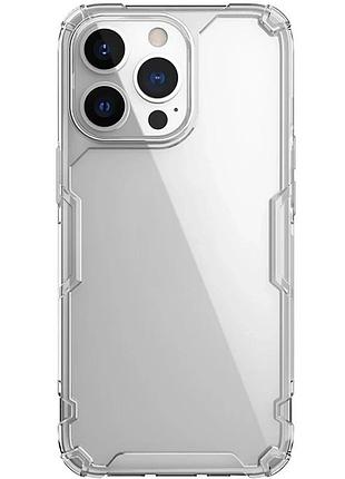 Tpu чехол nillkin nature pro для apple iphone 14 pro max 0,6 мм прозорий (922979)
