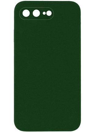 Чехол full camera для apple iphone 7 plus/8 plus силіконовий зелений army green (931004)