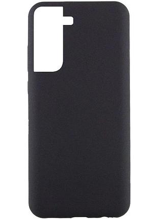 Чехол накладка для samsung galaxy s21 fe силіконовий чорний гнучкий 1 шт (912622)