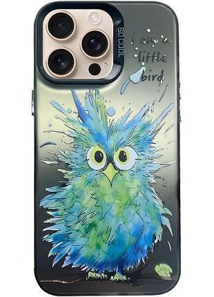 Чехол накладка для apple iphone 12 pro max tpu+pc 6.7" little bird (911800)