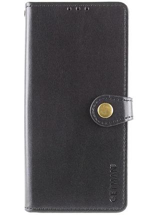 Чохол-книжка для xiaomi redmi 14c / poco c75 360° штучна шкіра чорний з підставкою і візитницею (925620)