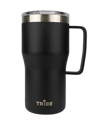 Термокружка tribe travel mug 600 мл пластик чёрный (883989)
