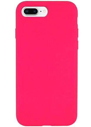 Чехол накладка siliconcase для apple iphone 7 plus / 8 plus 5.5" силикон розовый (915198)