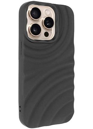 Чехол tpu monowave для apple iphone 14 pro max 6.7" чорний посилені кути (920064)