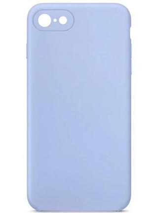 Чехол full camera для apple iphone 6/6s 4.7" силіконовий голубий lilac blue (910723)
