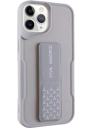 Чехол tpu viva для apple iphone 11 pro max 6.5" серый с функцией подставки (917223)