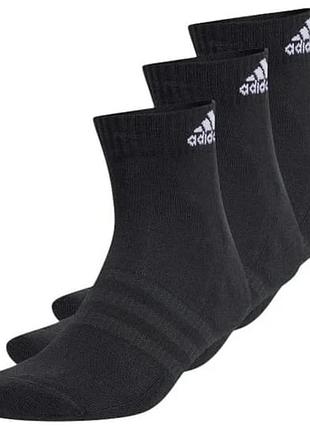 Мужские носки adidas c spw ank 3p черные 37-39 хлопок (819922)