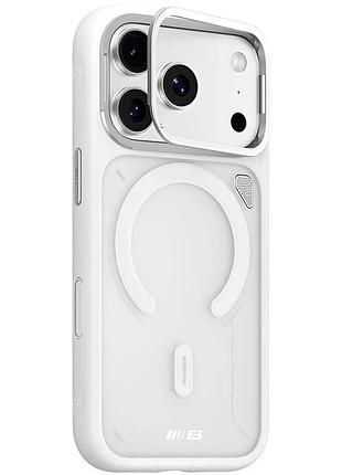 Tpu+pc чехол frosted heat dissip. magsafe для apple iphone 17 pro max / 18 pro max 6.9" білий (917772)